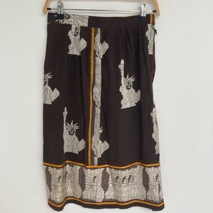 One of a kind vintage Statue of Liberty skirt. Size XXS.